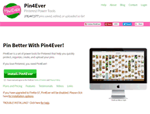 Tablet Screenshot of pin4ever.com